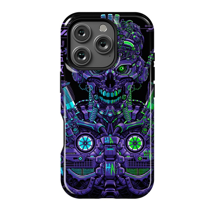 iPhone 16 Pro StrongFit Cyber Robot by Alberto