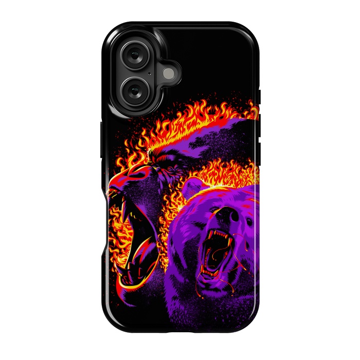 iPhone 16 StrongFit Gorilla and bear from hell by Alberto