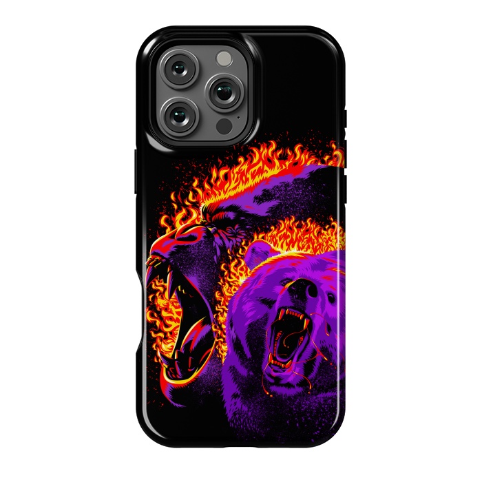 iPhone 16 Pro Max StrongFit Gorilla and bear from hell by Alberto