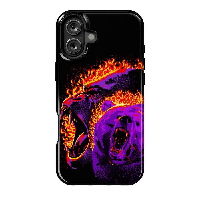 iPhone 16 Plus StrongFit Gorilla and bear from hell by Alberto