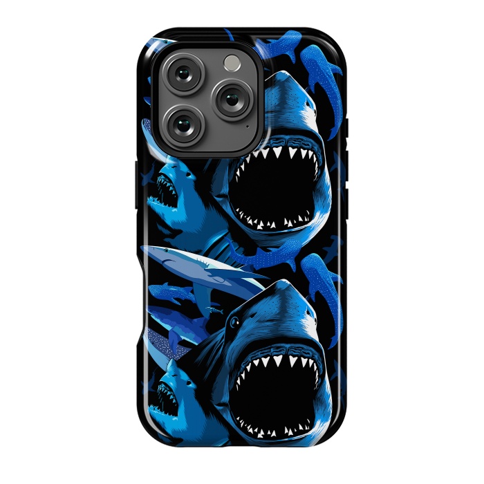 iPhone 16 Pro StrongFit Sharks predators by Alberto