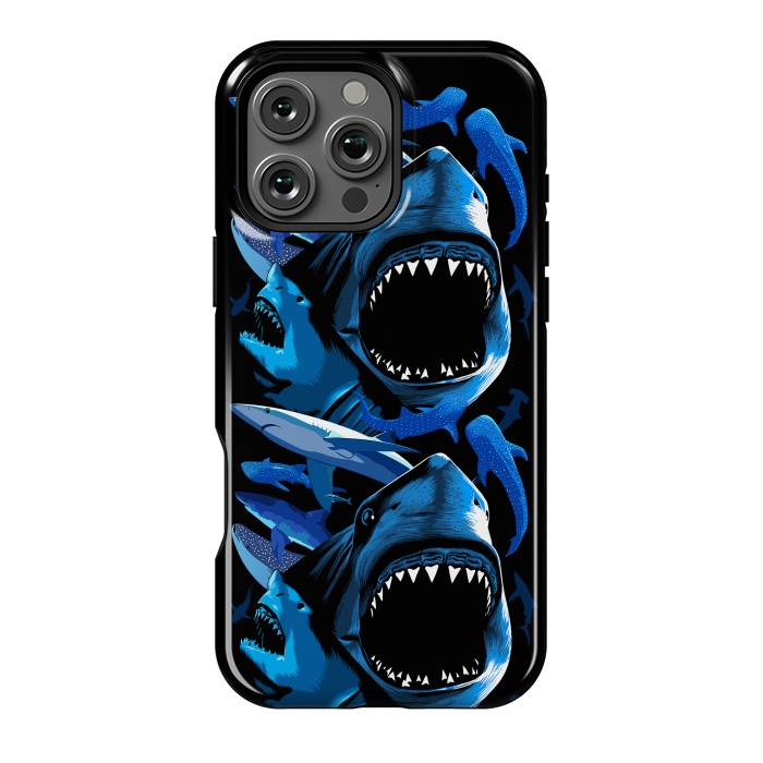 iPhone 16 Pro Max StrongFit Sharks predators by Alberto