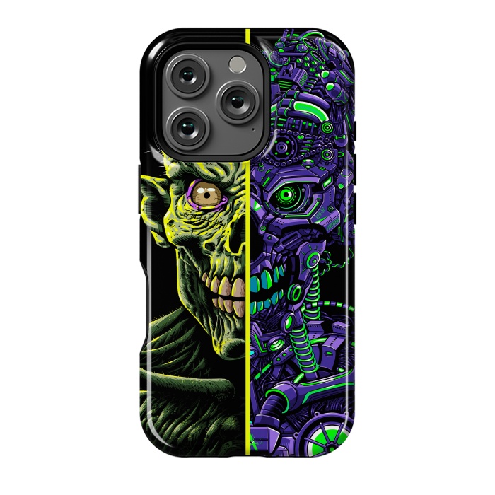 iPhone 16 Pro StrongFit Zombie vs Robot by Alberto