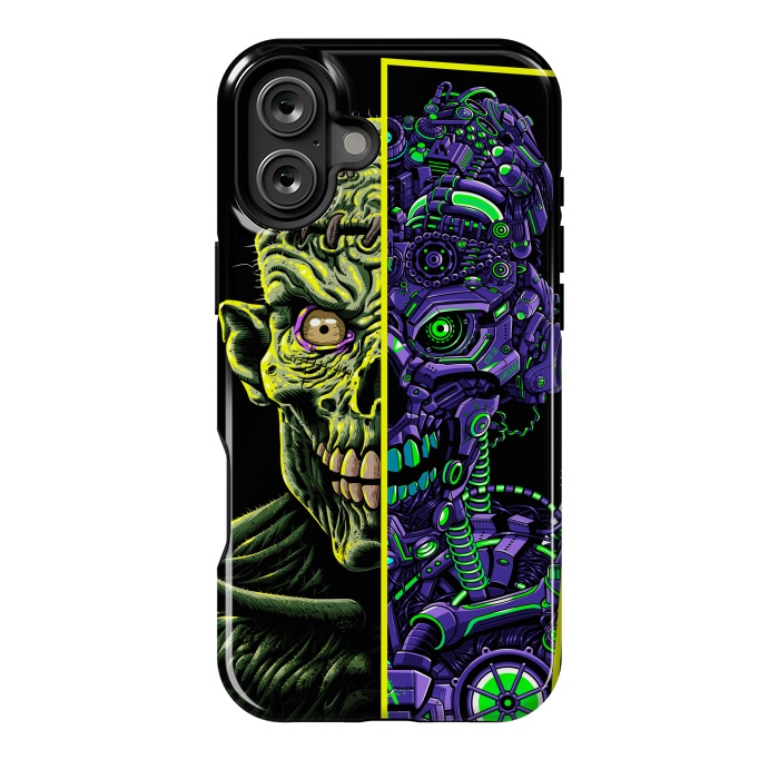 iPhone 16 Plus StrongFit Zombie vs Robot by Alberto