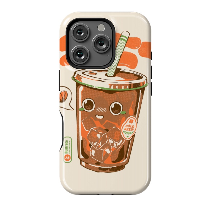 iPhone 16 Pro StrongFit Cute Cold Brew Coffee  by Ilustrata