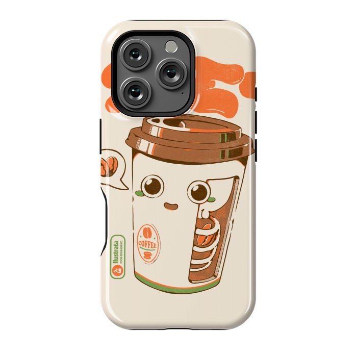 iPhone 16 Pro StrongFit Cute Coffee x-Ray by Ilustrata