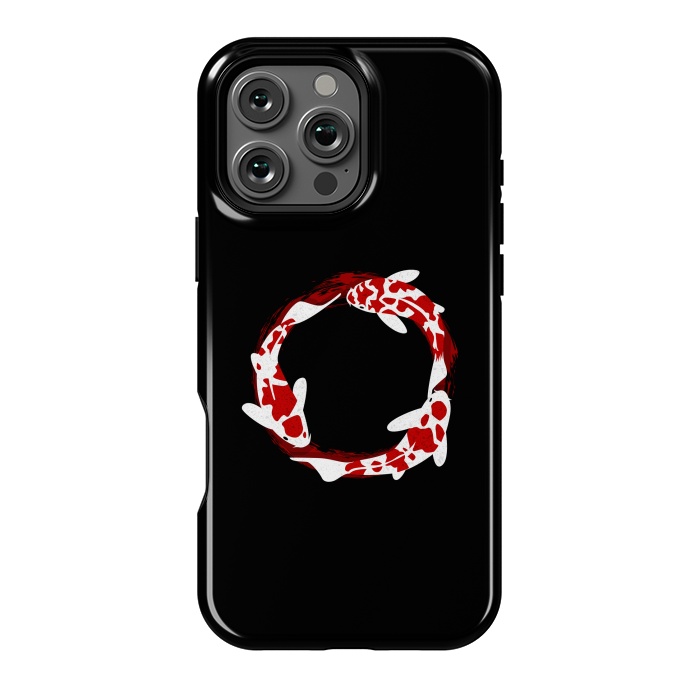 iPhone 16 Pro Max StrongFit Zen carp circle by Alberto