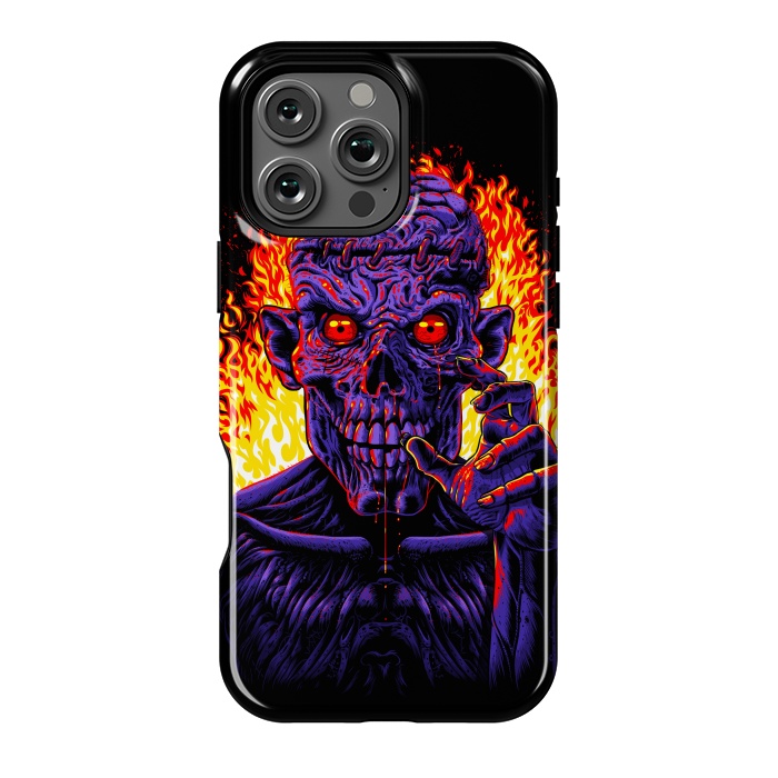 iPhone 16 Pro Max StrongFit Zombie in flames by Alberto