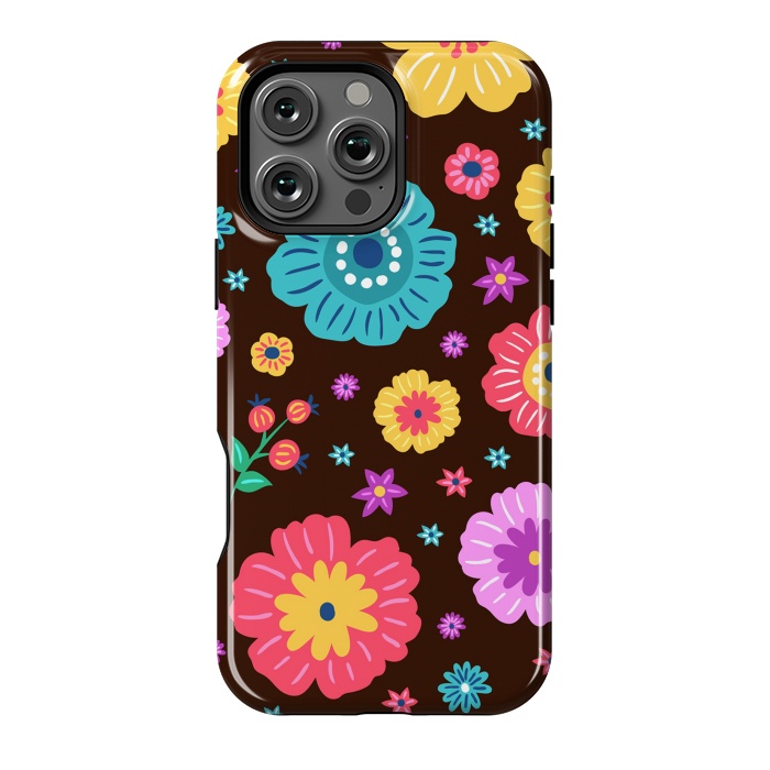 iPhone 16 Pro Max StrongFit Floral Design 000 by ArtsCase