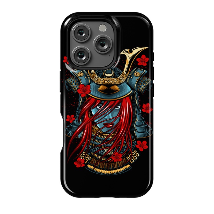 iPhone 16 Pro StrongFit redhead girl Samurai by Alberto