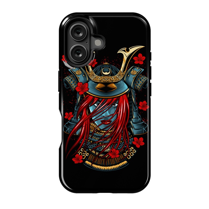 iPhone 16 StrongFit redhead girl Samurai by Alberto