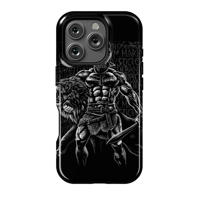 iPhone 16 Pro StrongFit bodybuilder vs lion by Alberto