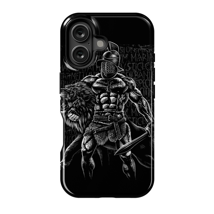 iPhone 16 StrongFit bodybuilder vs lion by Alberto