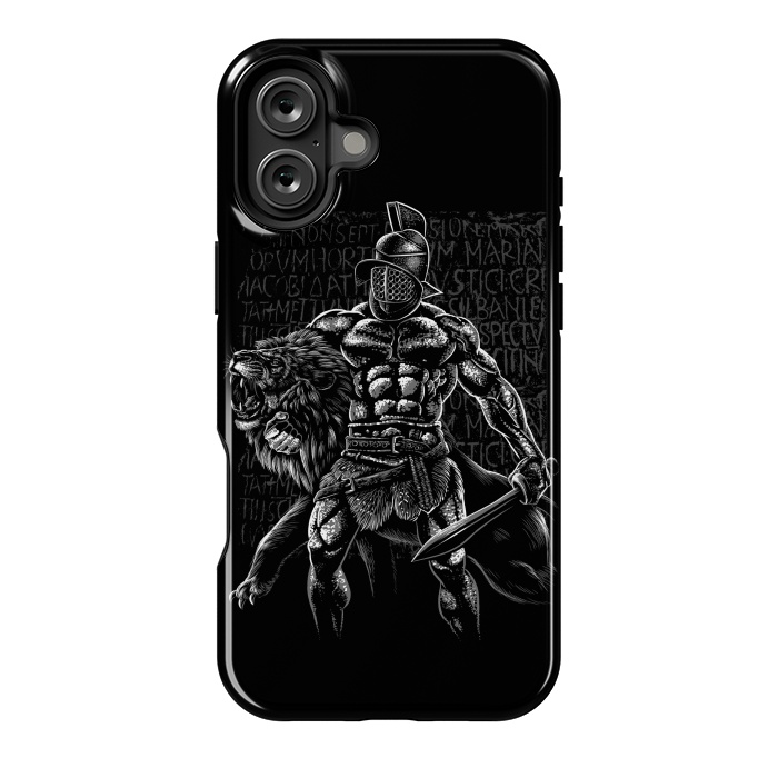 iPhone 16 Plus StrongFit bodybuilder vs lion by Alberto