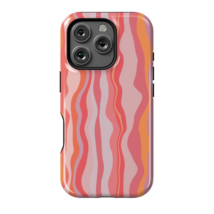 iPhone 16 Pro StrongFit Melted Marrakesh Stripes by Nic Squirrell