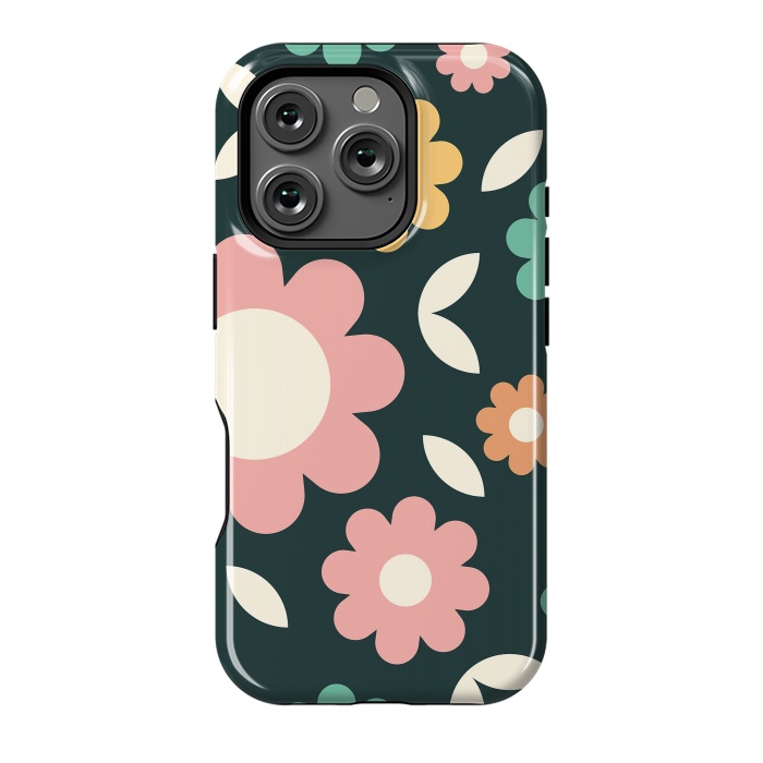 iPhone 16 Pro StrongFit Rainbow Flowers by ArtPrInk