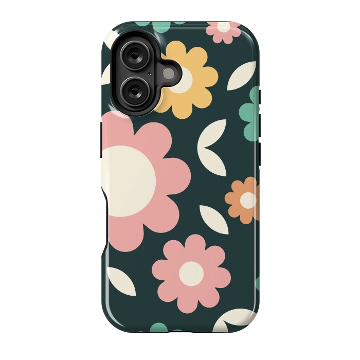 iPhone 16 StrongFit Rainbow Flowers by ArtPrInk