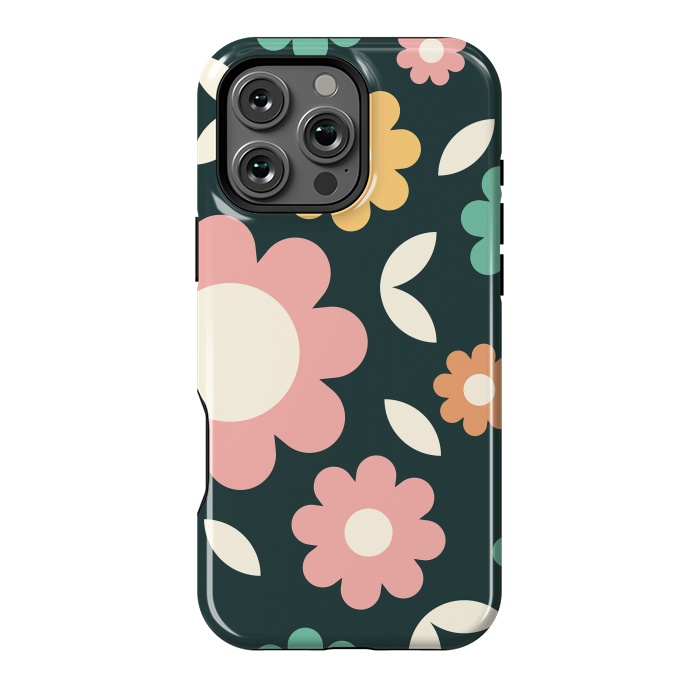 iPhone 16 Pro Max StrongFit Rainbow Flowers by ArtPrInk