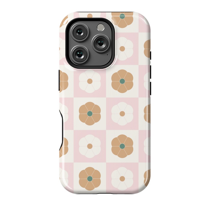 iPhone 16 Pro StrongFit Geometric Flowers by ArtPrInk