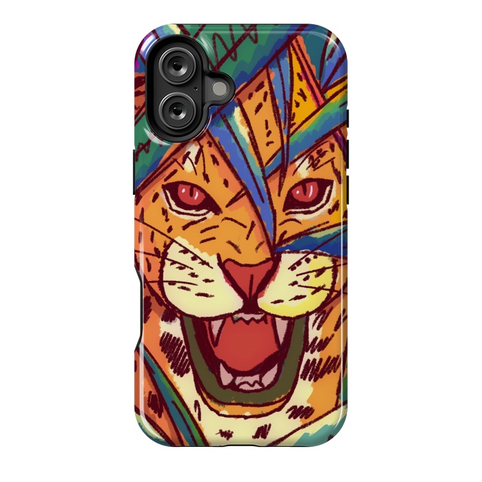 iPhone 16 Plus StrongFit The jungle cat by Steve Wade (Swade)