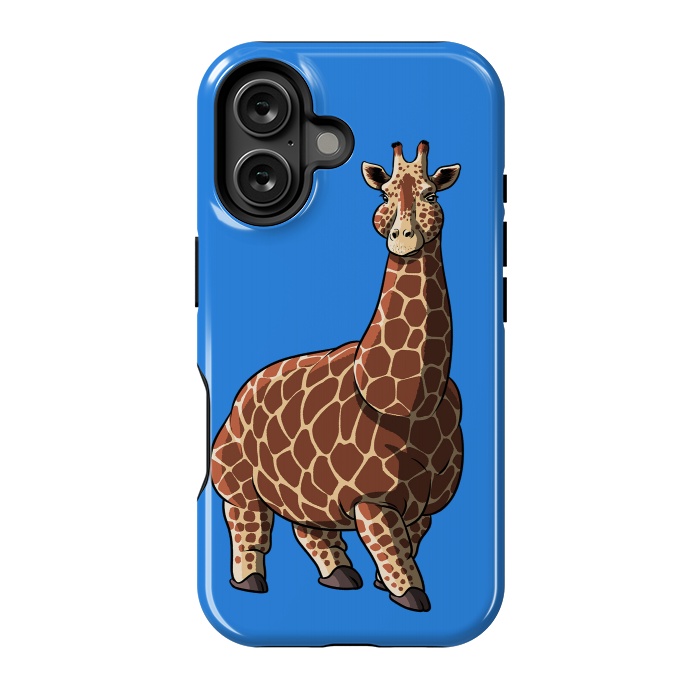 iPhone 16 StrongFit Fat giraffe by Alberto