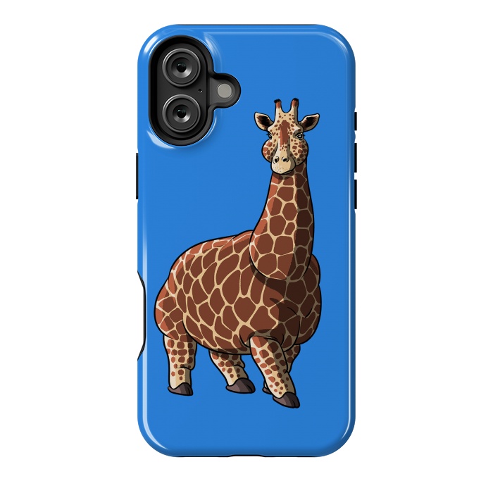 iPhone 16 Plus StrongFit Fat giraffe by Alberto