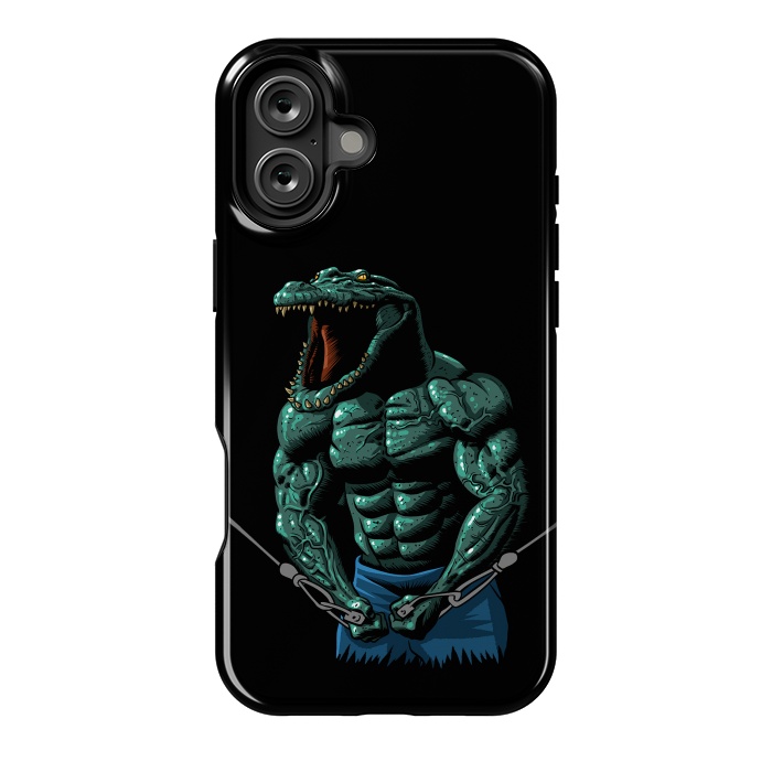 iPhone 16 Plus StrongFit crocodile training by Alberto