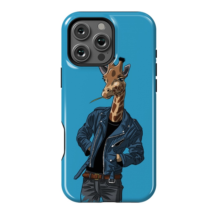 iPhone 16 Pro Max StrongFit Rock giraffe by Alberto