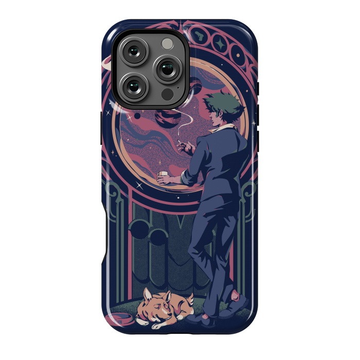 iPhone 16 Pro Max StrongFit Space Cowboy Contemplation by Ilustrata