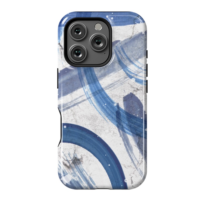 iPhone 16 Pro StrongFit Blue Street Life by Martina