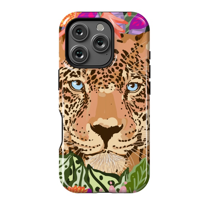 iPhone 16 Pro StrongFit Peek A Boo Leopard by Uma Prabhakar Gokhale