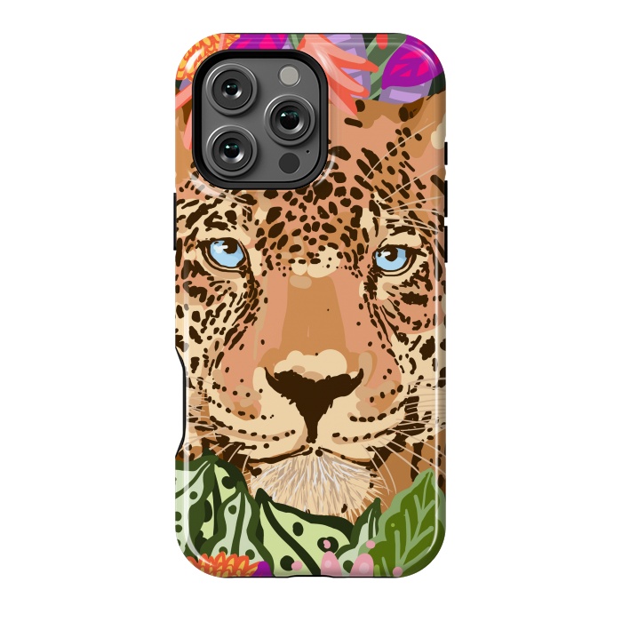 iPhone 16 Pro Max StrongFit Peek A Boo Leopard by Uma Prabhakar Gokhale