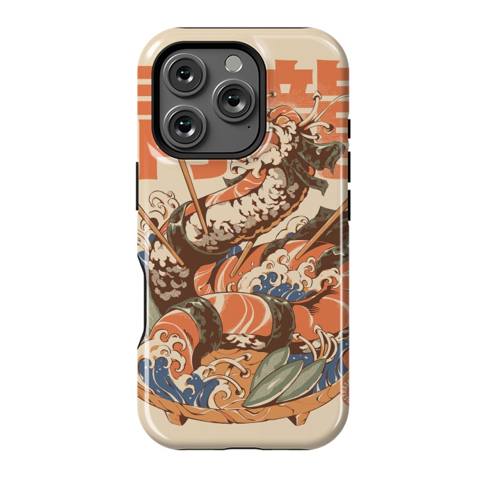 iPhone 16 Pro StrongFit Dragon Sushi by Ilustrata