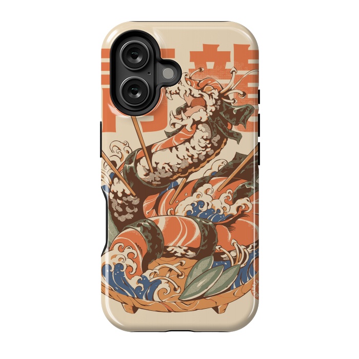 iPhone 16 StrongFit Dragon Sushi by Ilustrata