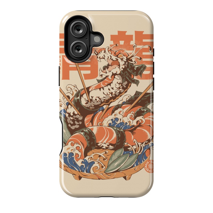 iPhone 16 Plus StrongFit Dragon Sushi by Ilustrata