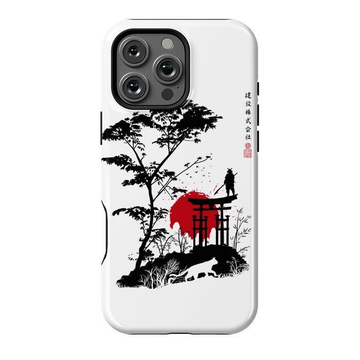 iPhone 16 Pro Max StrongFit Japanese minimalist landscape by Alberto