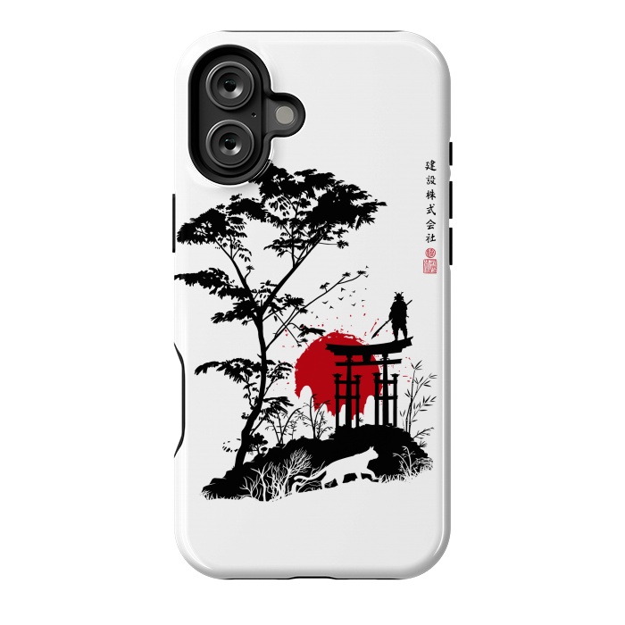 iPhone 16 Plus StrongFit Japanese minimalist landscape by Alberto