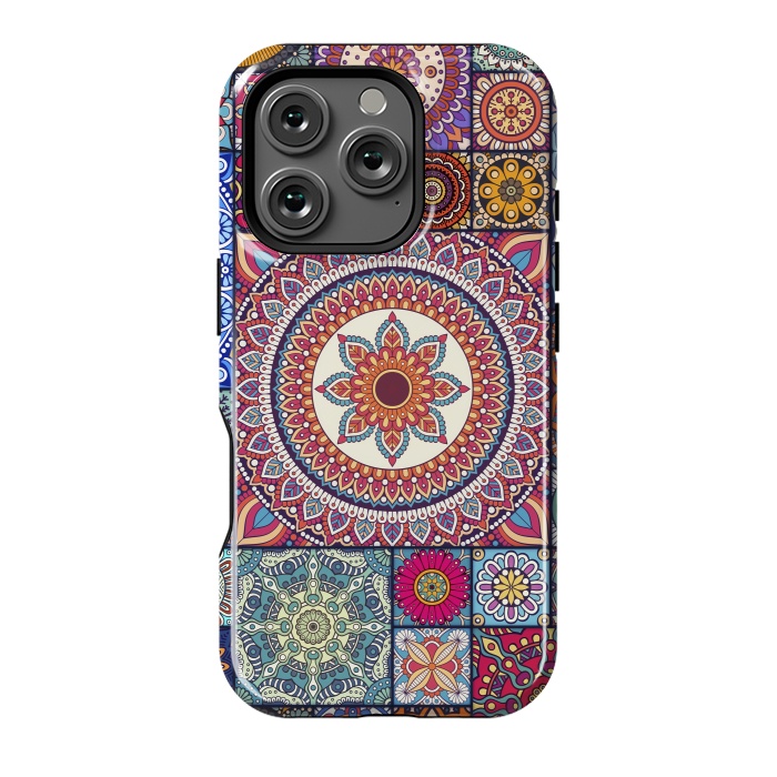 iPhone 16 Pro StrongFit Different Types of Mandalas by ArtsCase