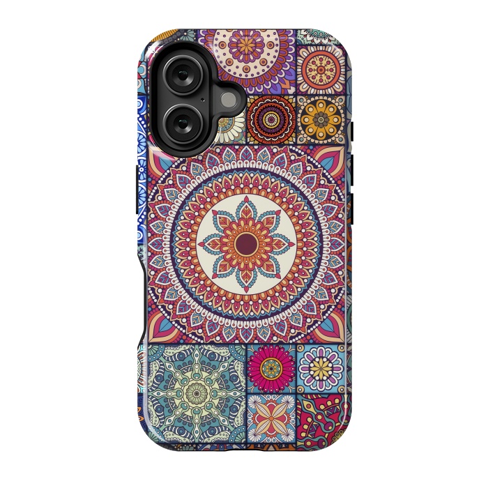 iPhone 16 StrongFit Different Types of Mandalas by ArtsCase