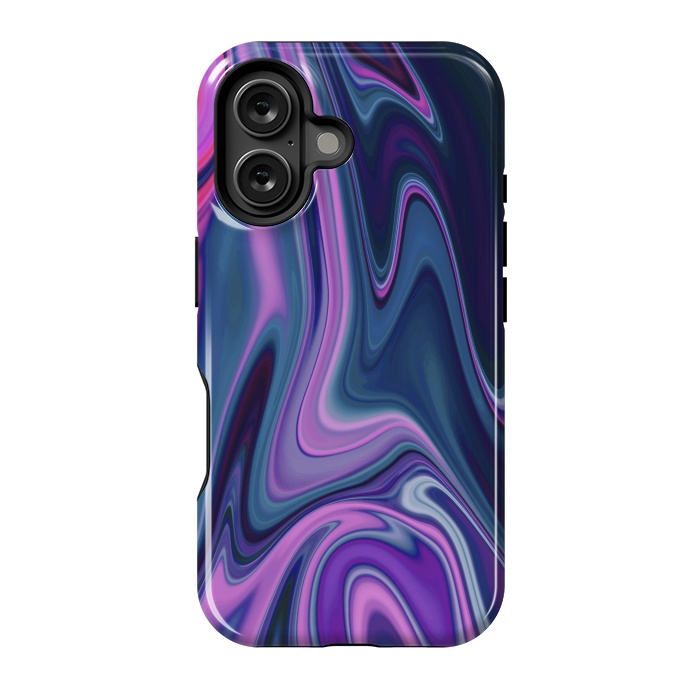 iPhone 16 StrongFit Liquid Purple Pink and Blue Colors by ArtsCase