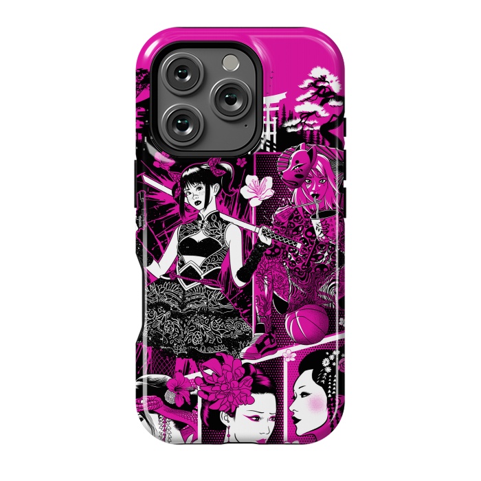 iPhone 16 Pro StrongFit pink geisha  by Alberto