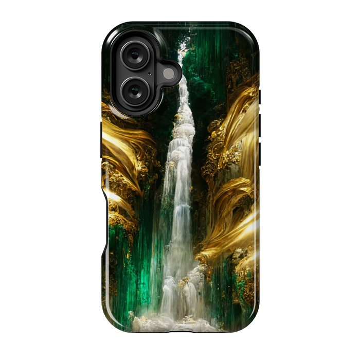 iPhone 16 StrongFit sparkle waterfall by haroulita