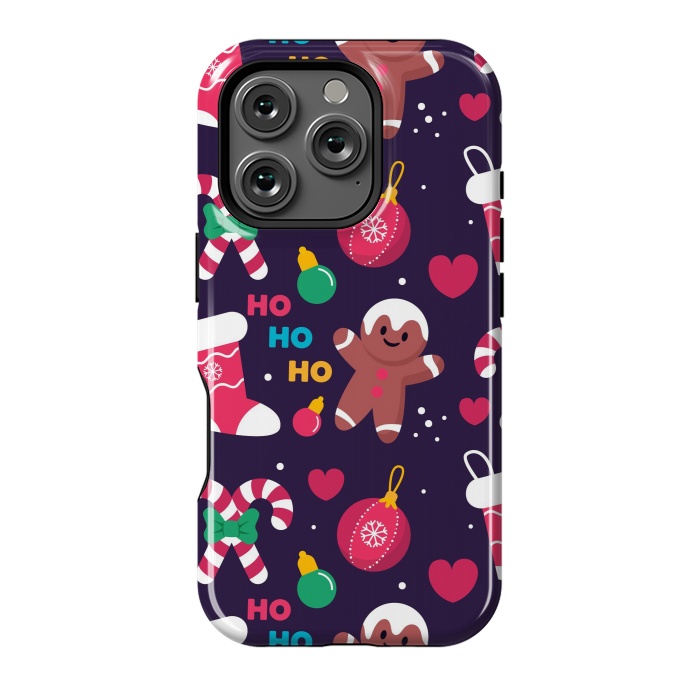 iPhone 16 Pro StrongFit Christmas Happiness HO HO HO HO by ArtsCase