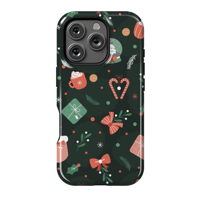 iPhone 16 Pro StrongFit Christmas Objects by ArtsCase