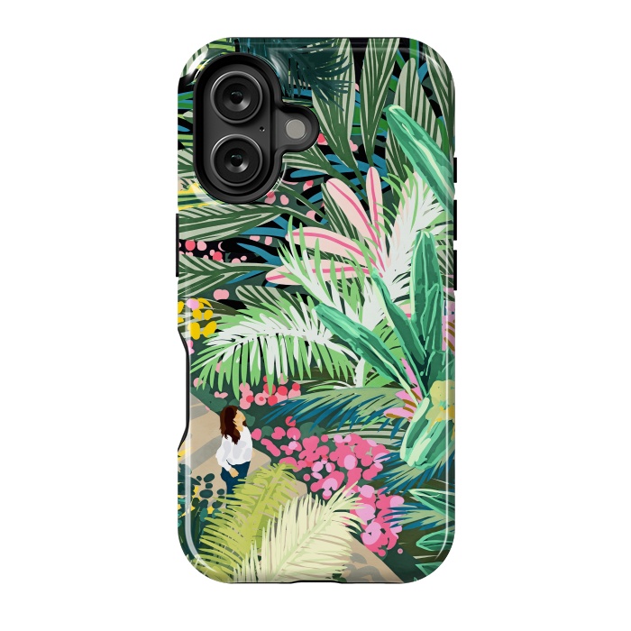 iPhone 16 StrongFit Bohemian Jungle by Uma Prabhakar Gokhale