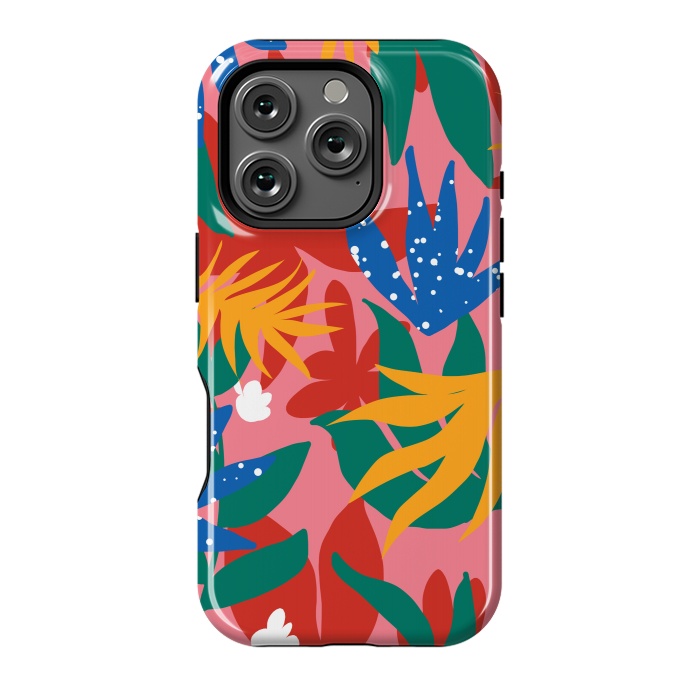 iPhone 16 Pro StrongFit Blush in The Jungle by Uma Prabhakar Gokhale