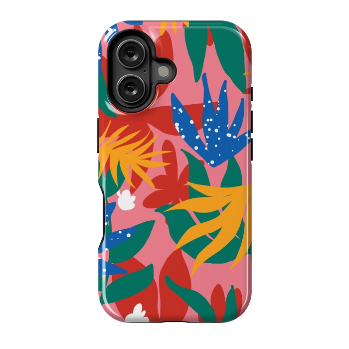 iPhone 16 StrongFit Blush in The Jungle by Uma Prabhakar Gokhale