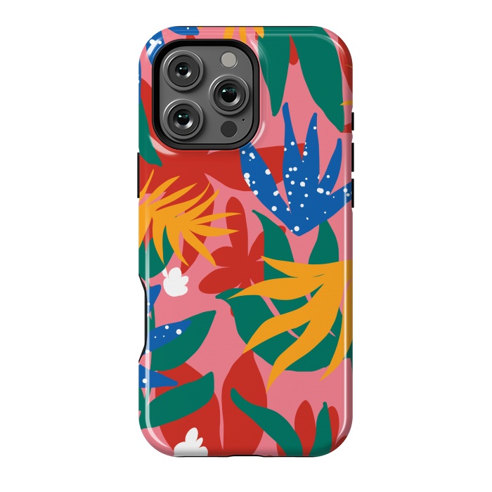 iPhone 16 Pro Max StrongFit Blush in The Jungle by Uma Prabhakar Gokhale