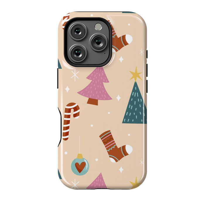 iPhone 16 Pro StrongFit Original Pattern in Christmas by ArtsCase