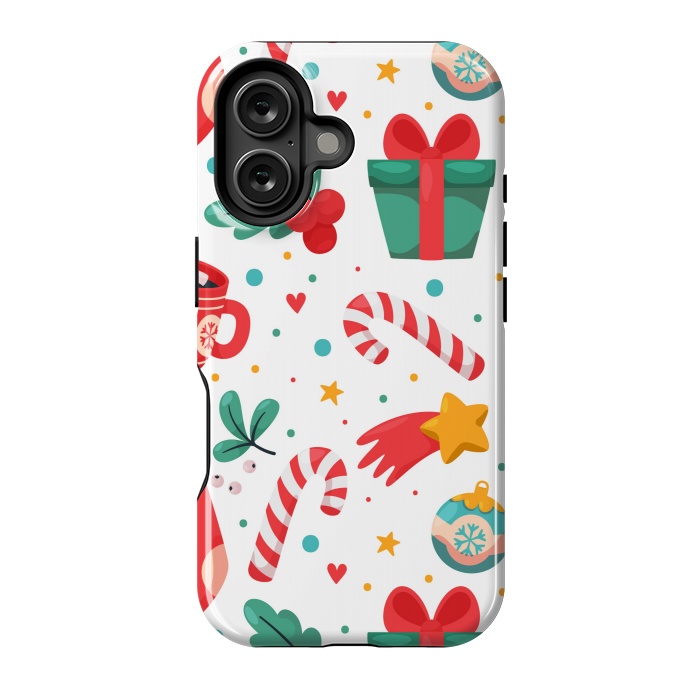 iPhone 16 StrongFit Christmas Pattern by ArtsCase